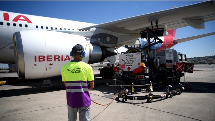 SAF avión Iberia