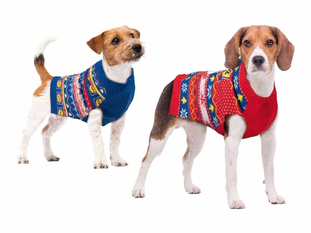 Jersey navideño Lidl para mascotas