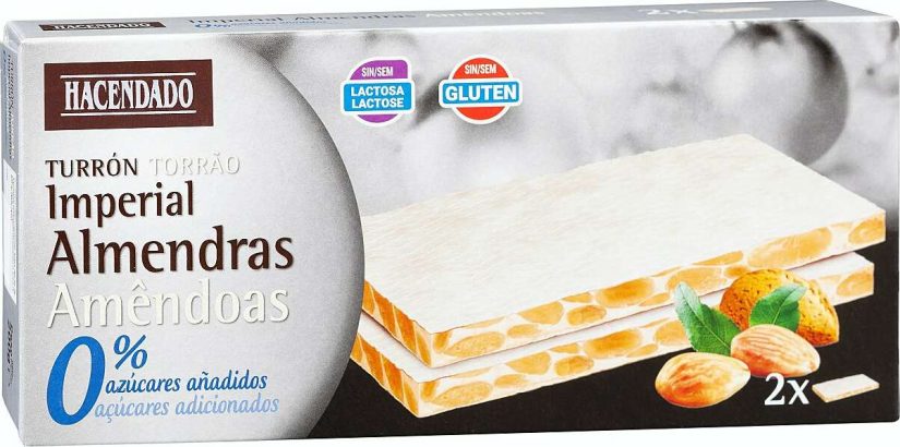 turron imperial con almendras 0 azucares aadidos 1 de mercadona0 1666657102 Merca2.es