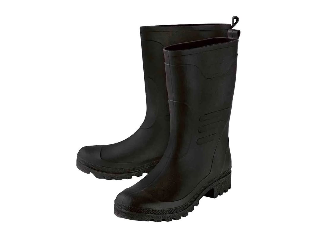 Botas de agua negras para hombre