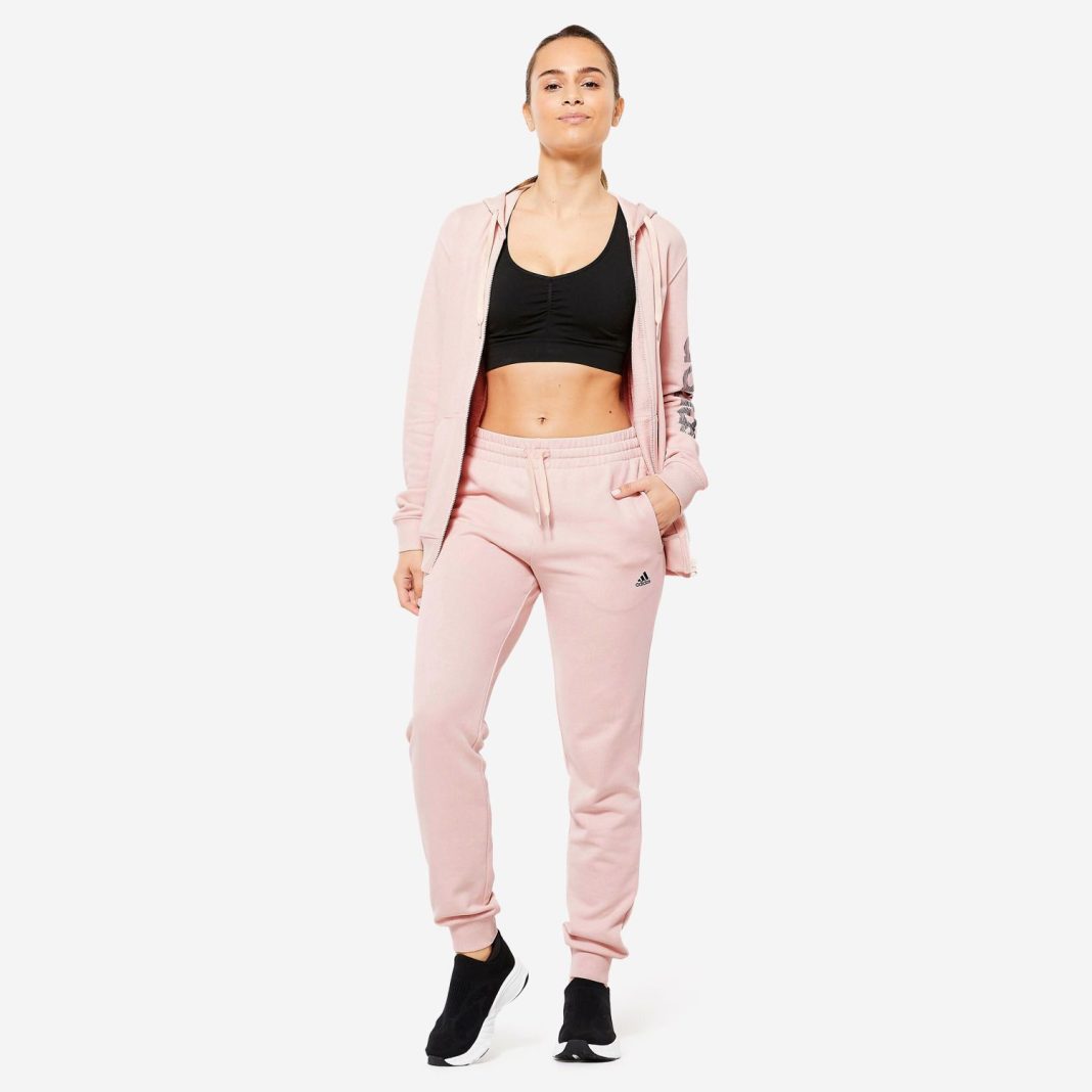 Pantalón Jogger Fitness Soft Training Adidas Mujer Rosa