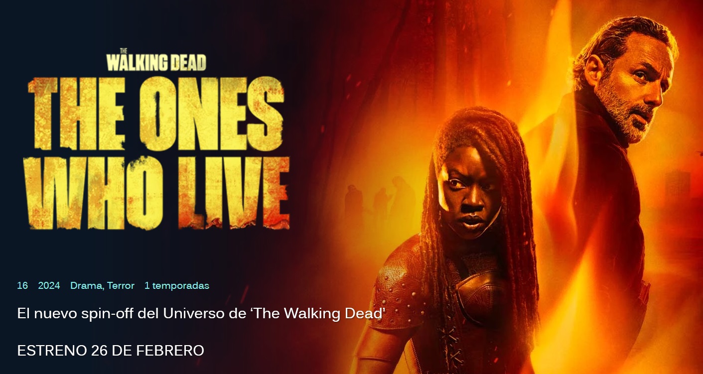 El esperadísimo spin-off de Rick y Michonne, ‘The Walking Dead: the ones who live’ ya está aquí