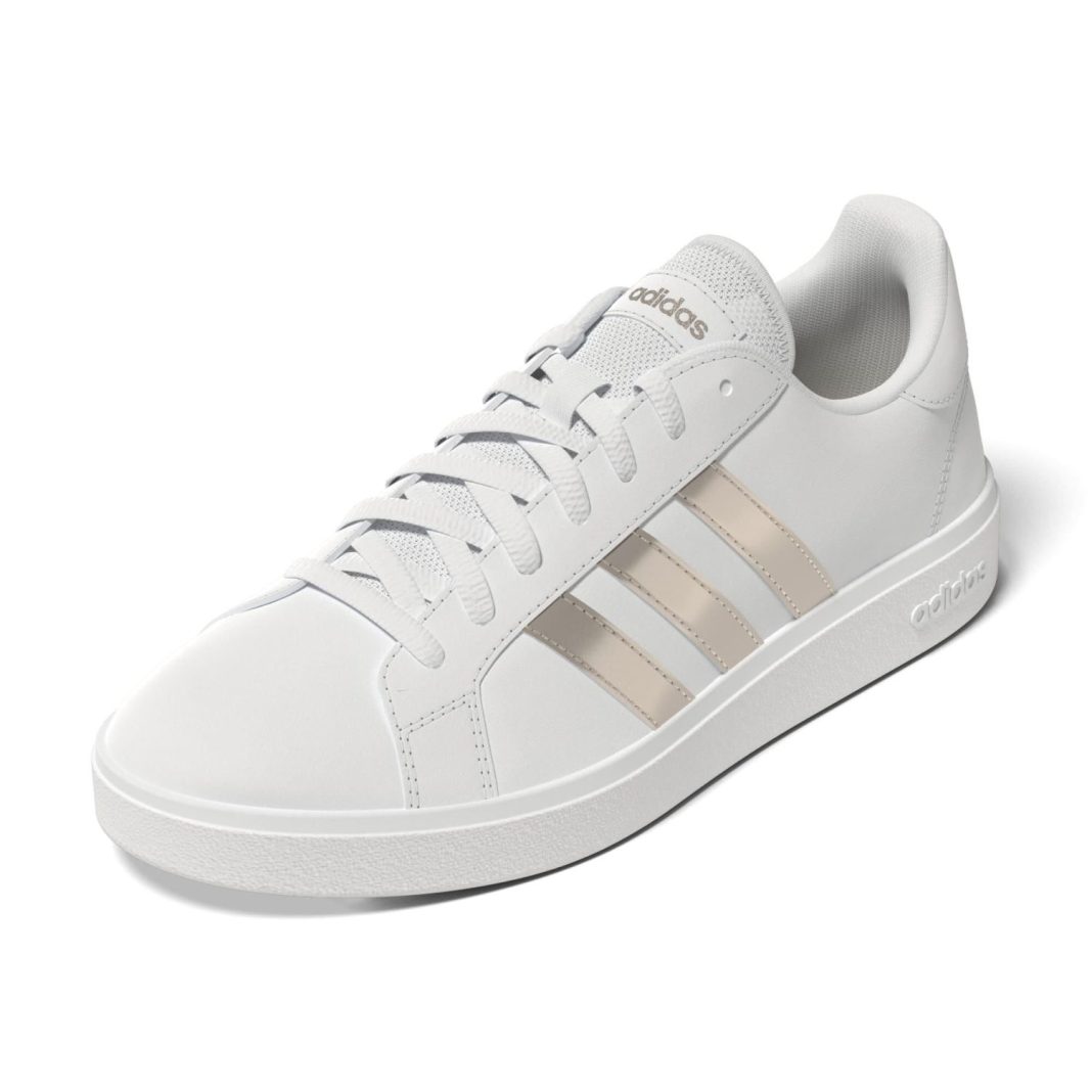 Zapatillas caminar mujer Adidas Court Base blanco