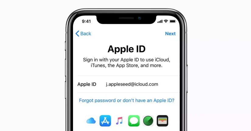Captura de Apple ID