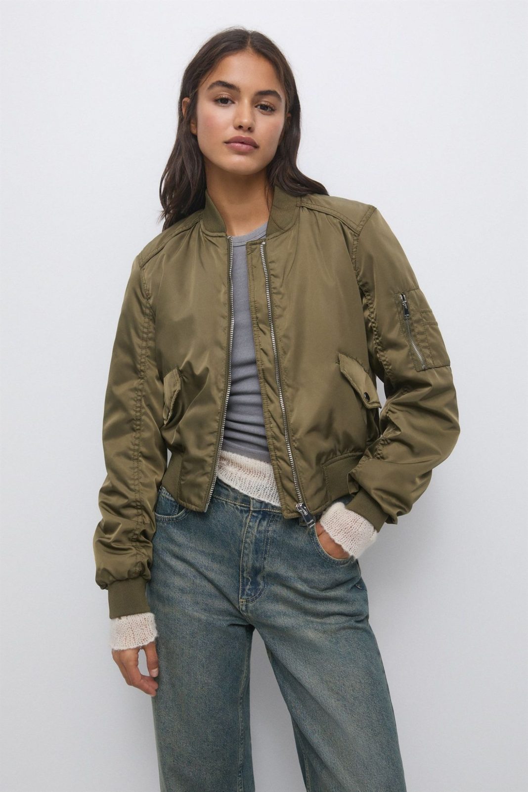 CHAQUETA BOMBER BÁSICA DE PULL&BEAR