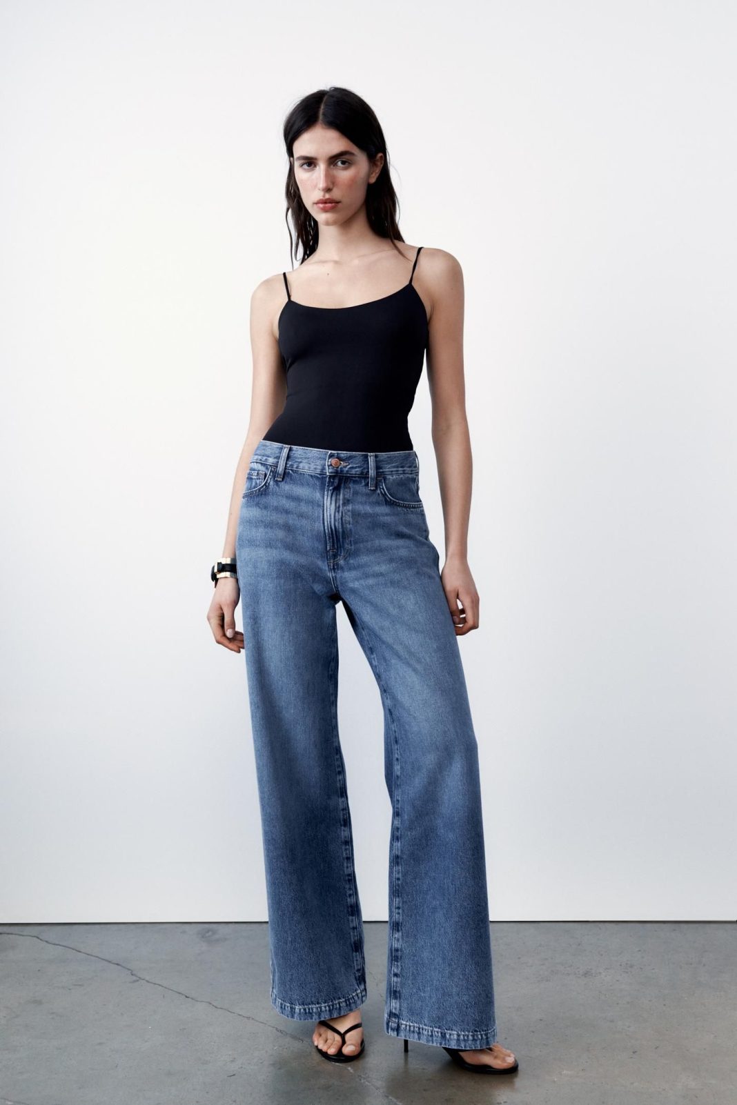 JEANS Z1975 WIDE LEG TIRO ALTO