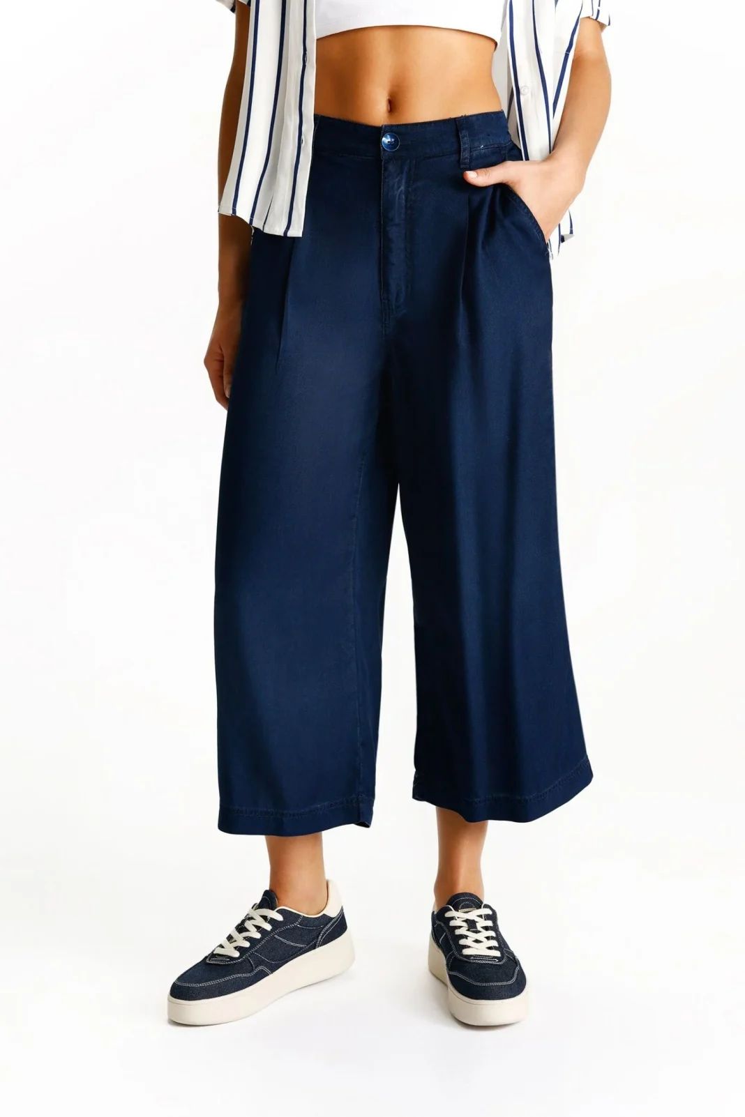 Culotte denim ligero