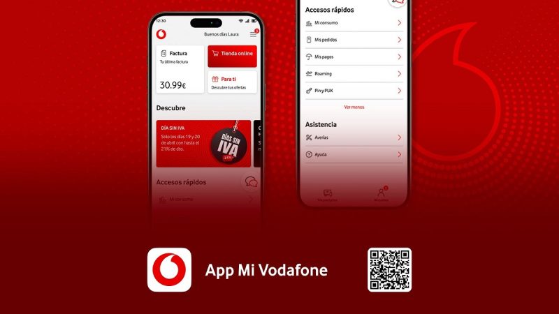 La mitad de los clientes de Vodafone se pasan a la gestión digital a través de la App