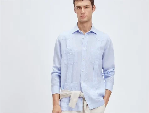 Guayabera hombre fashion el corte inglés