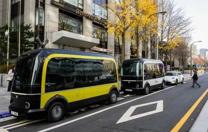 Los buses automáticos ya son una realidad en Seúl
