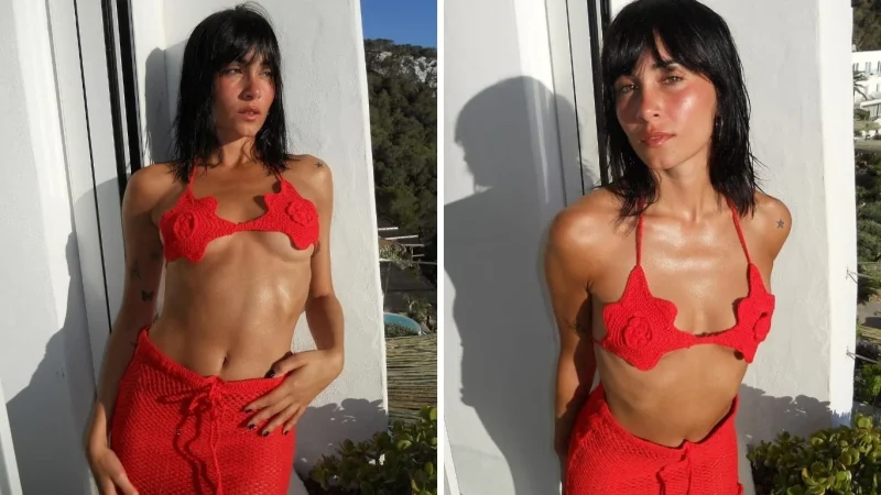 El traje de baño de Aitana rojo pasión