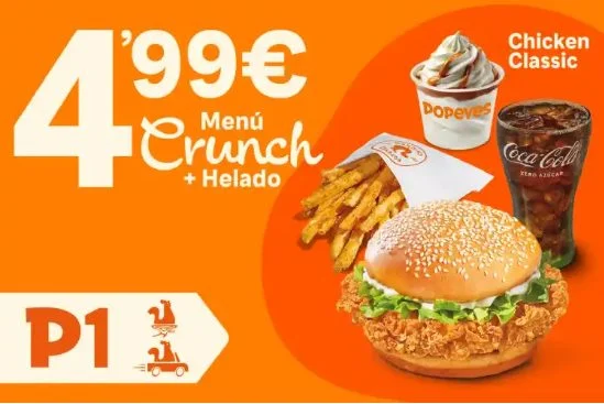 Menu Popeyes Merca2.es