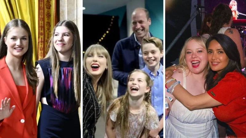 La princesa Leonor de fiesta con la infanta Sofía y otros famosos que fueron a ver Taylor Swift