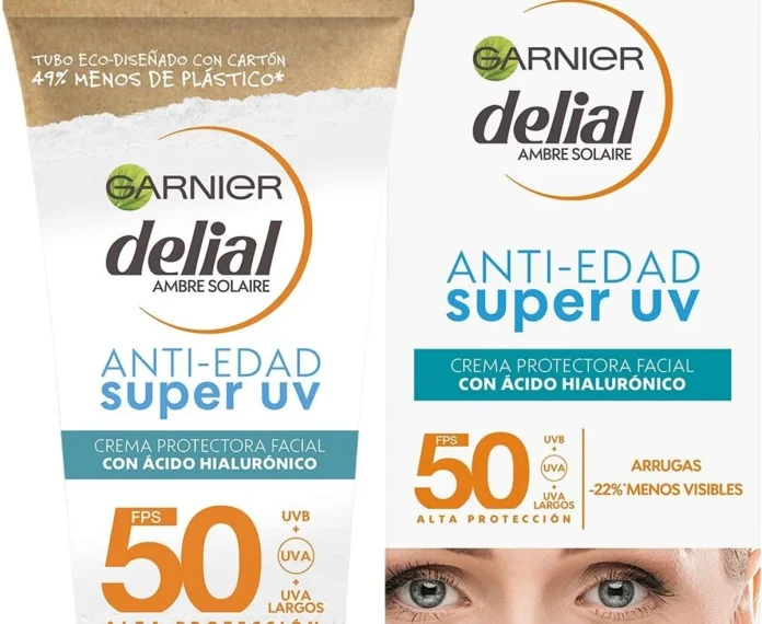 ¡No te quemes! La crema de protección solar facial de Garnier por 9,29 en Amazon que no puede faltar en tu neceser