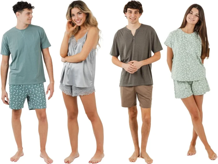 amazon pijamas de verano calor tramas+