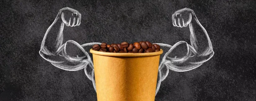 El uso de la cafeína para el aumento de la fuerza y la potencia 