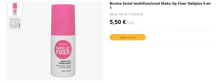 Mercadona ofrece una bruma facial a un costo imperdible