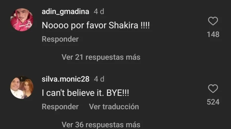 Las críticas que recibió Shakira en su último posteo