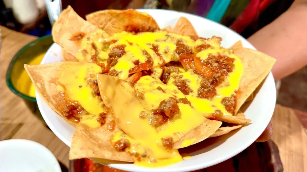 nachos con queso