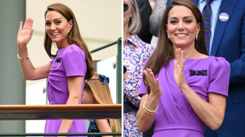 El look de Kate Middleton en su regreso en el Wimbledon