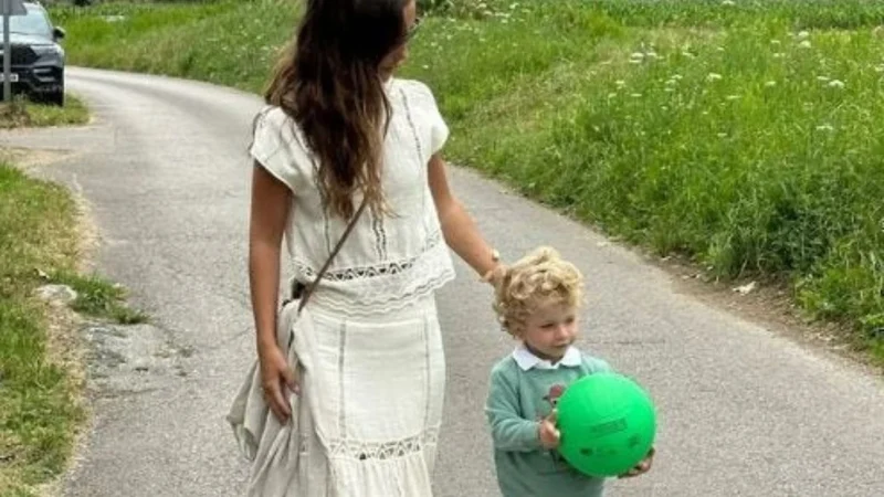 El vestido boho de María Pombo que enamora