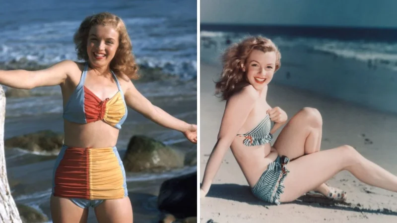 Dos opciones de bikinis de Marilyn Monroe que no pasan por alto