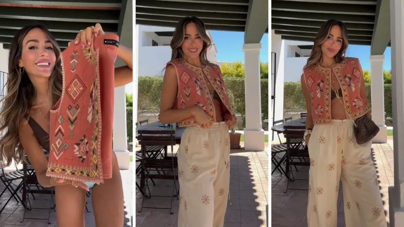 El look boho chic de Rocío Osorno