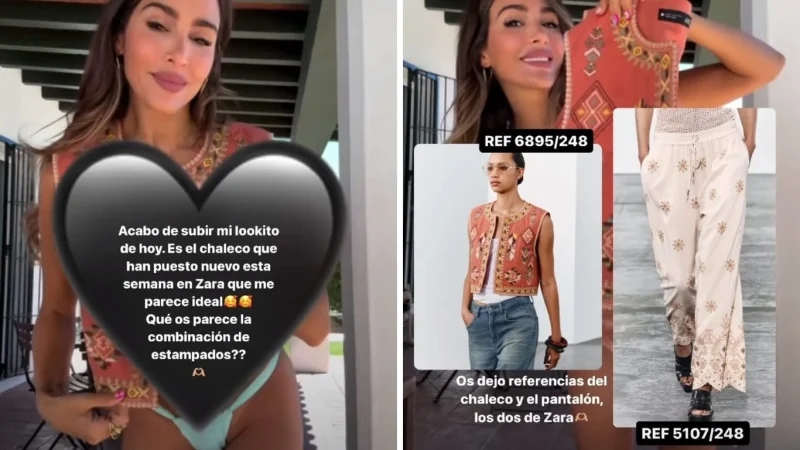 Rocio Osorno look boho chic zara Merca2.es