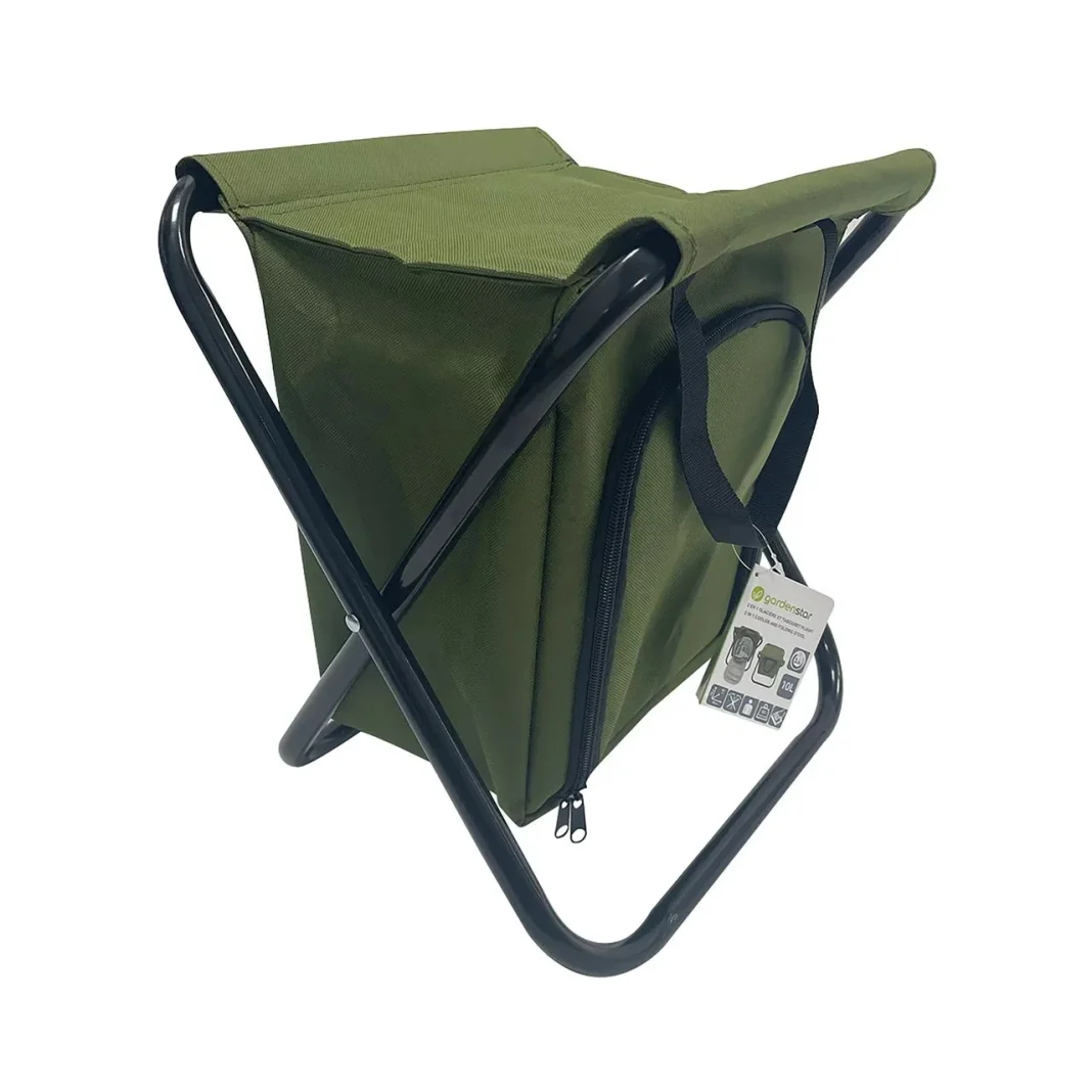 Silla plegable con bolsa nevera 32x27x34 cm GARDEN STAR