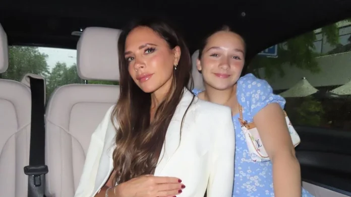 A sus 13 años Harper la hija de Victoria Beckham está siguiendo sus pasos y así se ve