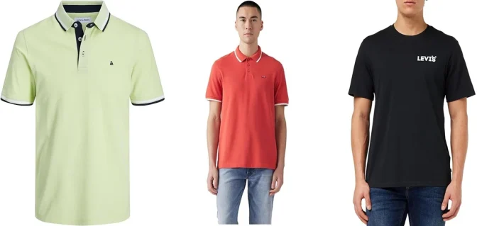 Amazon: polos y camisetas Jack & Jones Levi's lucir estilo verano