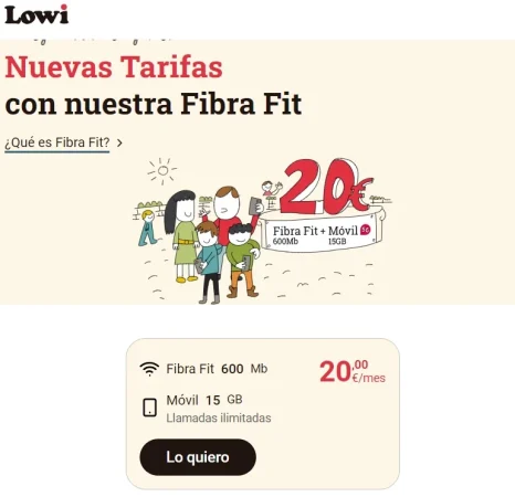 Digi, Finetwork y Lowi inician el camino a la baja de fibra y móvil a menos de 20 euros