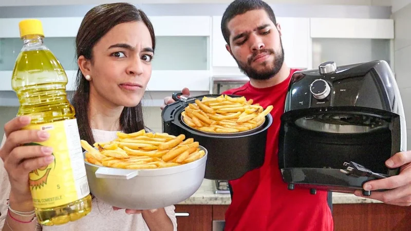 Cocina alimentos crujientes y saludables sin  freidora de aire
