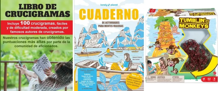 Crucigramas juegos de mesas más amazon vacaciones