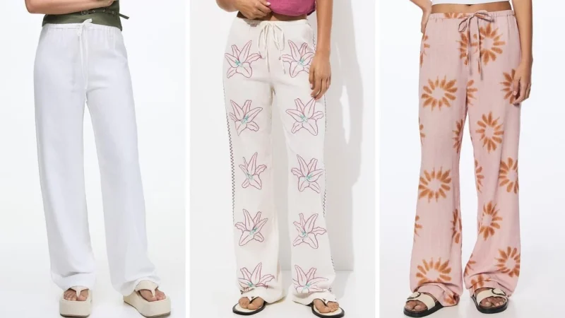 Los pantalones de lino y otras opciones de Pull&Bear como el de Victoria Federica 