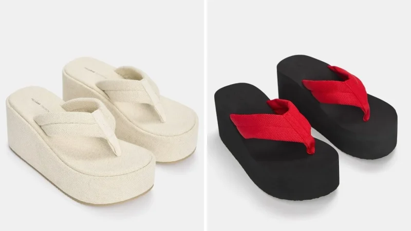 Pull&Bear tiene las sandalias con plataformas de Violeta