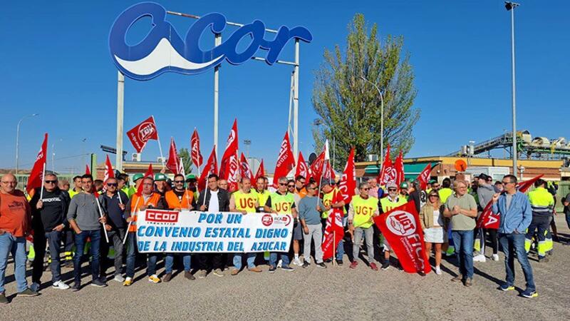 UGT FICA y CCOO cancelan las protestas en la industria azucarera y de levaduras