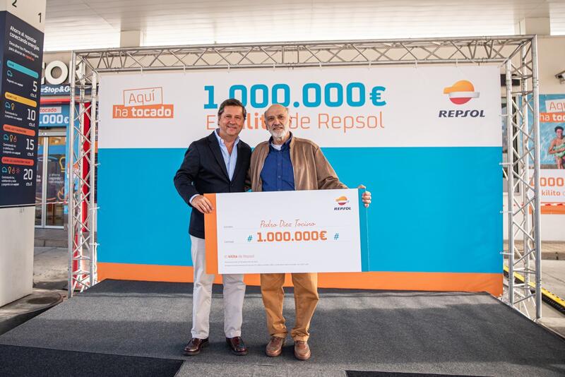 Repsol premia a un vecino de León con 1 millón de euros por usar Waylet en sus gasolineras