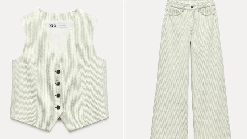 El conjunto estrella de Zara: chaleco y pantalón