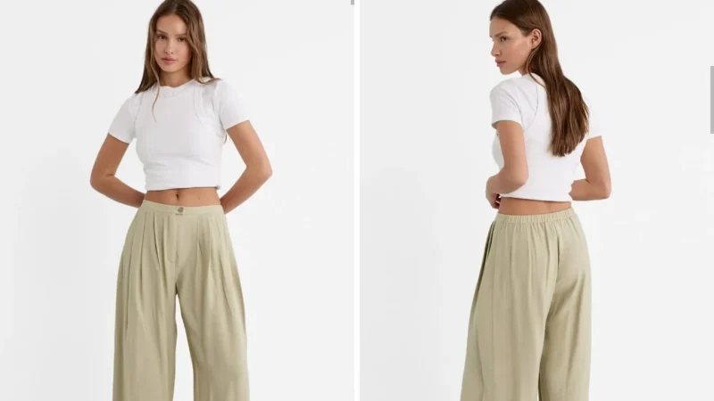 Cómo combinar el pantalón fluido de Stradivarius para u look de todos los días