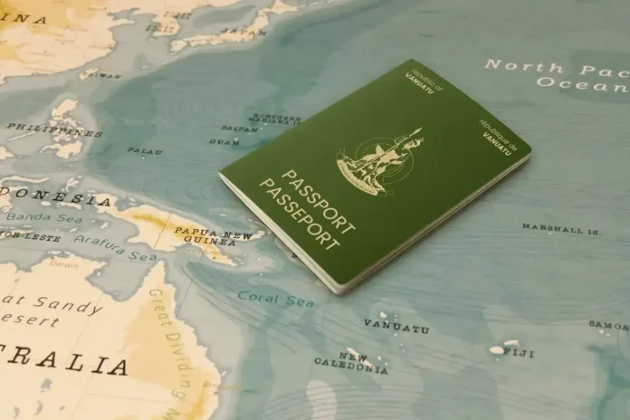 Pasaporte. Republica de Vanuatu