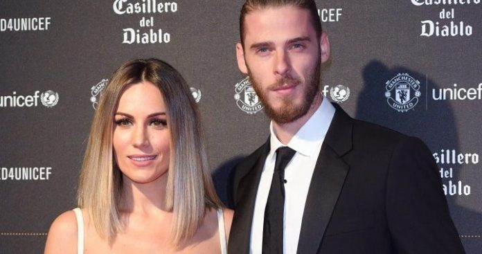 Edurne y David de Gea