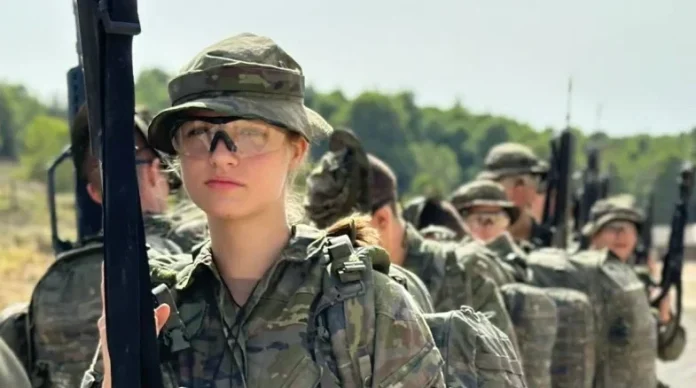 El método militar de Leonor para dormirse en 2 minutos