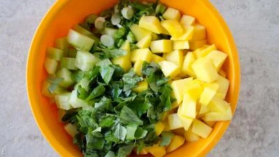 INGREDIENTES NECESARIOS PARA LA ENSALADA