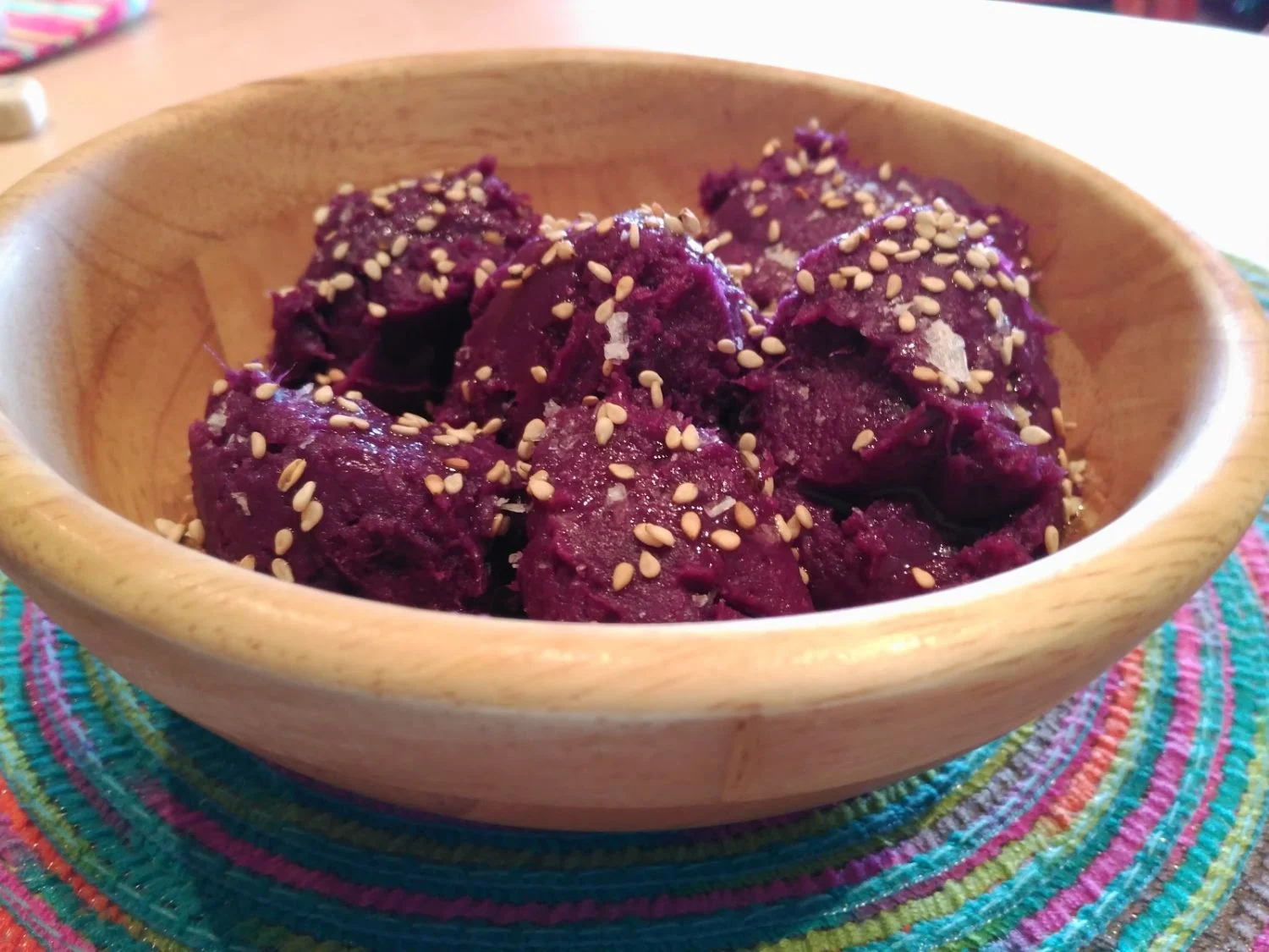 Receta de Ñoquis de Boniato Morado