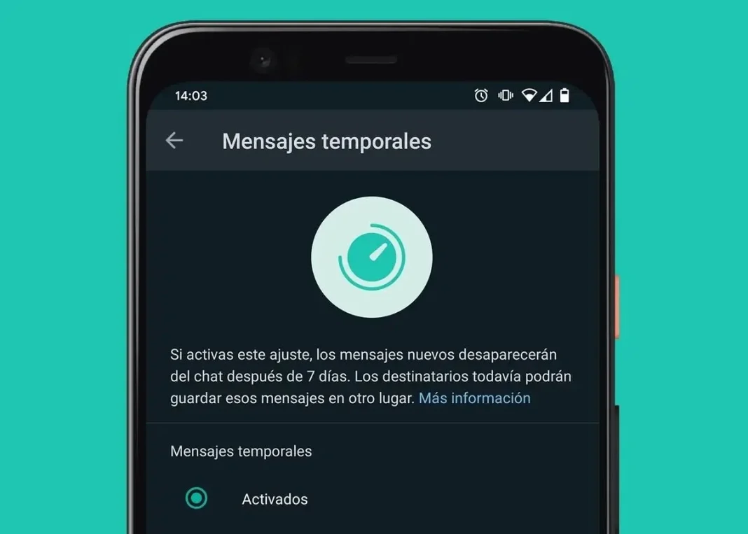 WhatsApp temporales