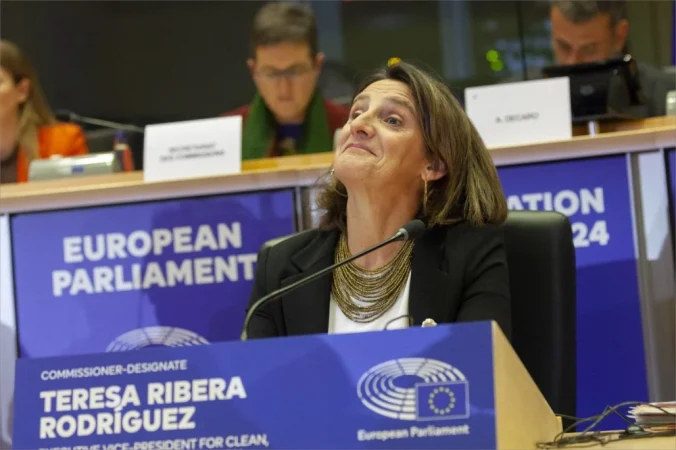 teresa ribera parlamento europeo-Telefónica y las telecos europeas piden a Teresa Ribera poder completar el mercado único móvil