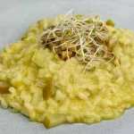 Risotto de Gorgonzola y pera caramelizada, el secreto gourmet para conquistar paladares exigentes