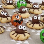 Triunfa este Halloween con estas galletas cookies de arañas muy sencillas de hacer