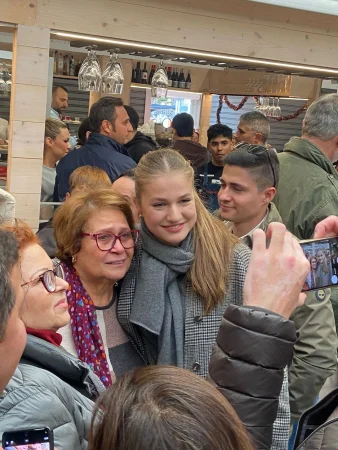 El encuentro cercano de Leonor con Valencia